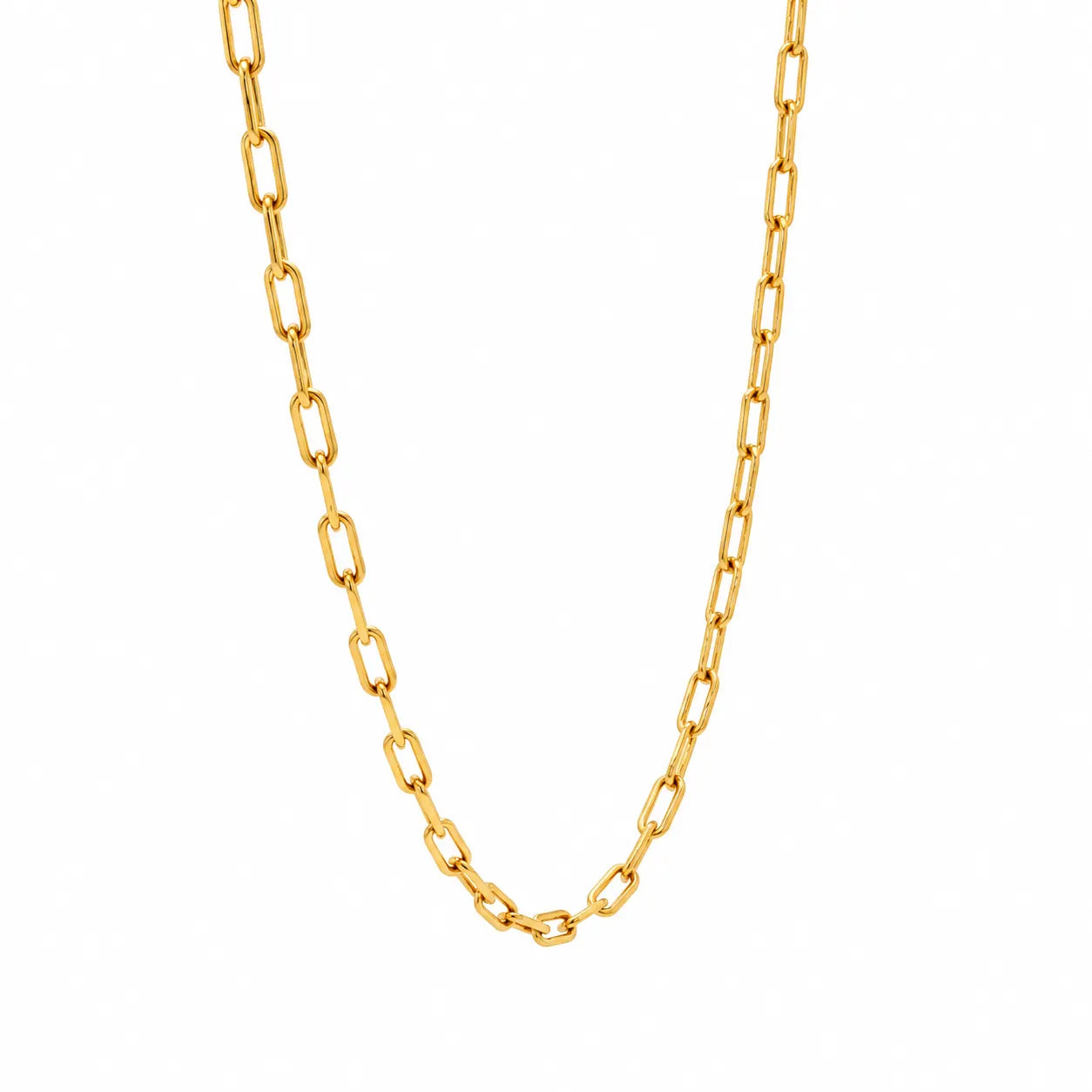 Paperclip Link Chain | Gold Vermeil Chain