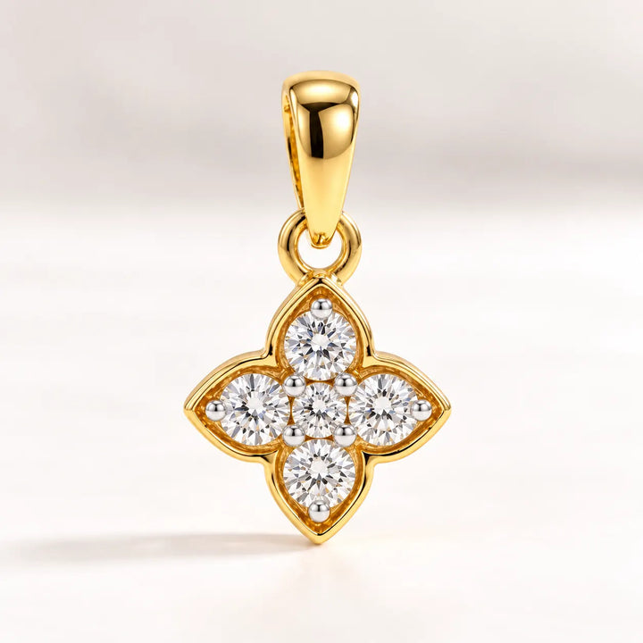Four-Petal Pendant | Gold Vermeil