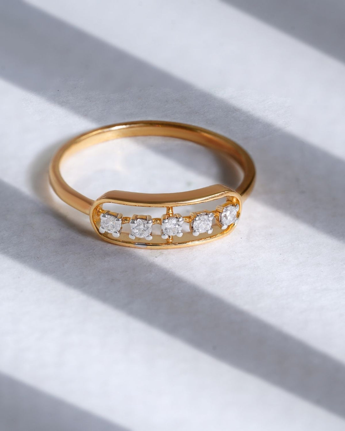 Eliza Diamond Ring | gold vermeil