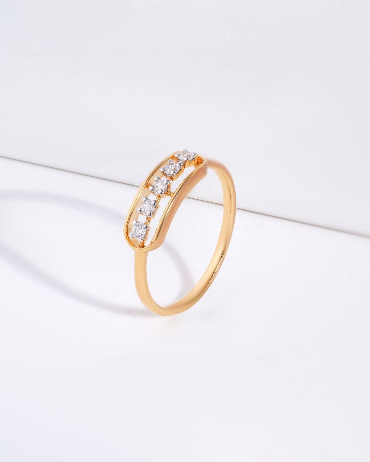 Eliza Diamond Ring | gold vermeil