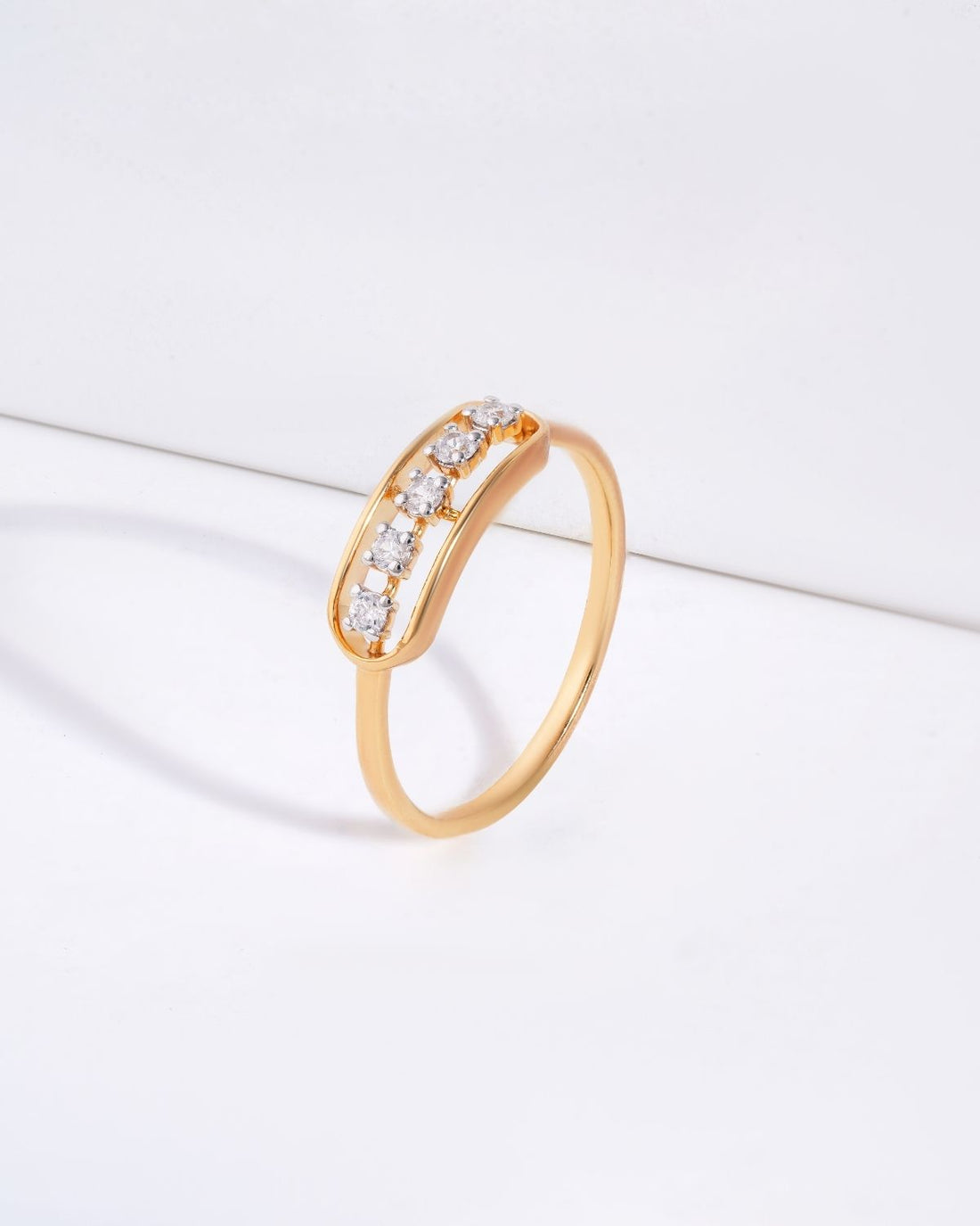 Eliza Diamond Ring | gold vermeil