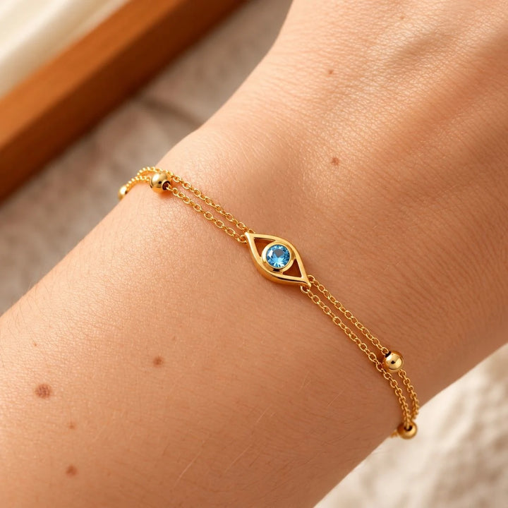 Evil eye bracelet