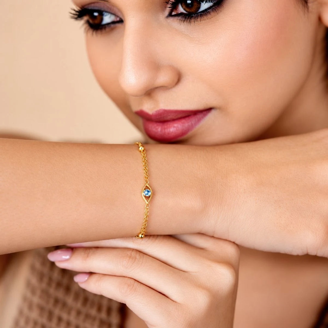Evil eye bracelet