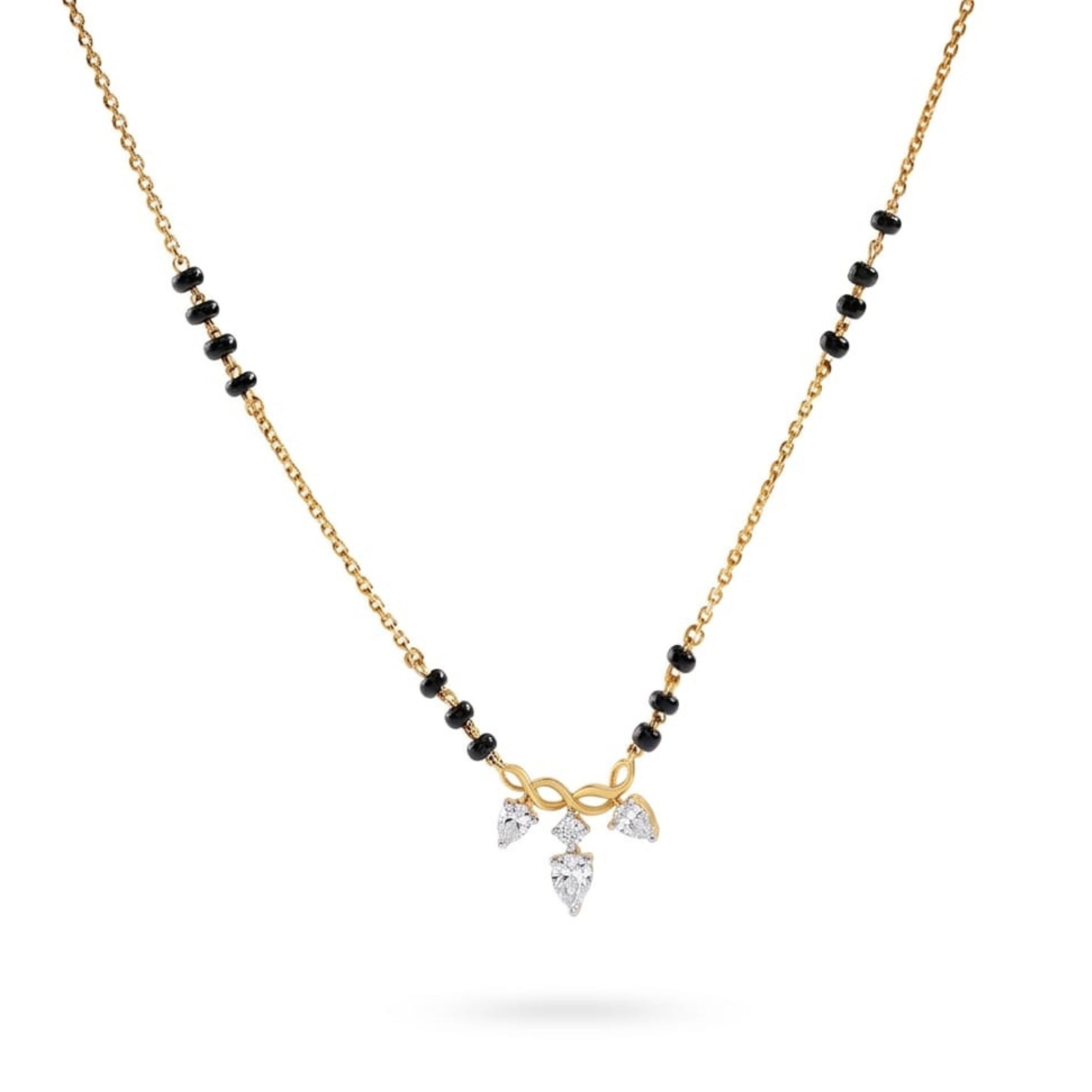 Pear Drop Mangalsutra | Gold Vermeil