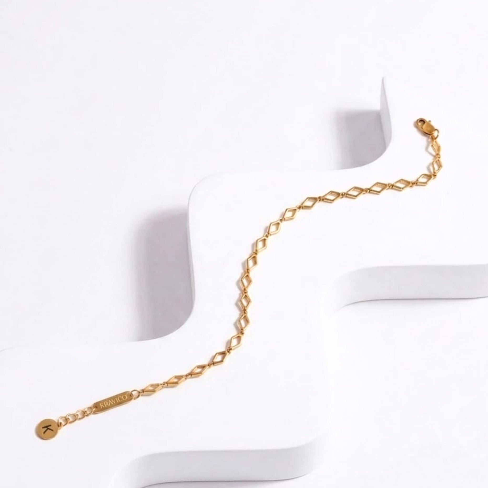 Minimal Link Bracelet | Gold Plated
