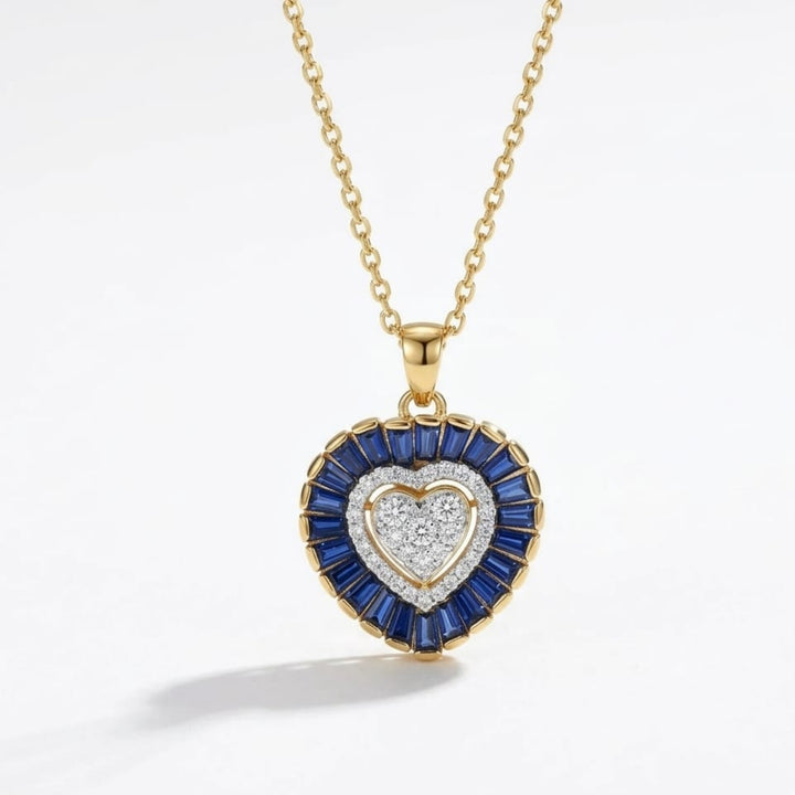 Aura Midnight Heart Pendant