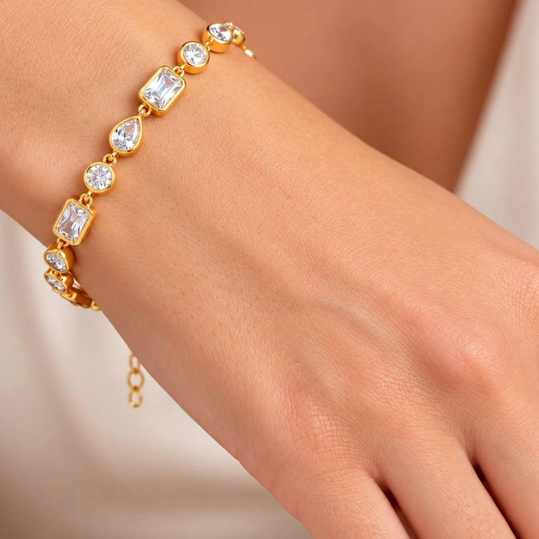 Mixed cut Bracelet