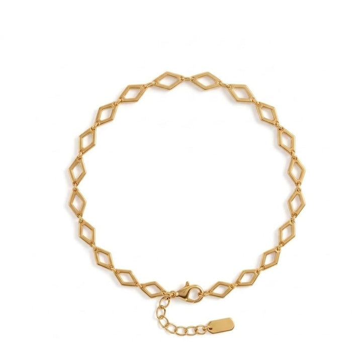 Minimal Link Bracelet | Gold Plated