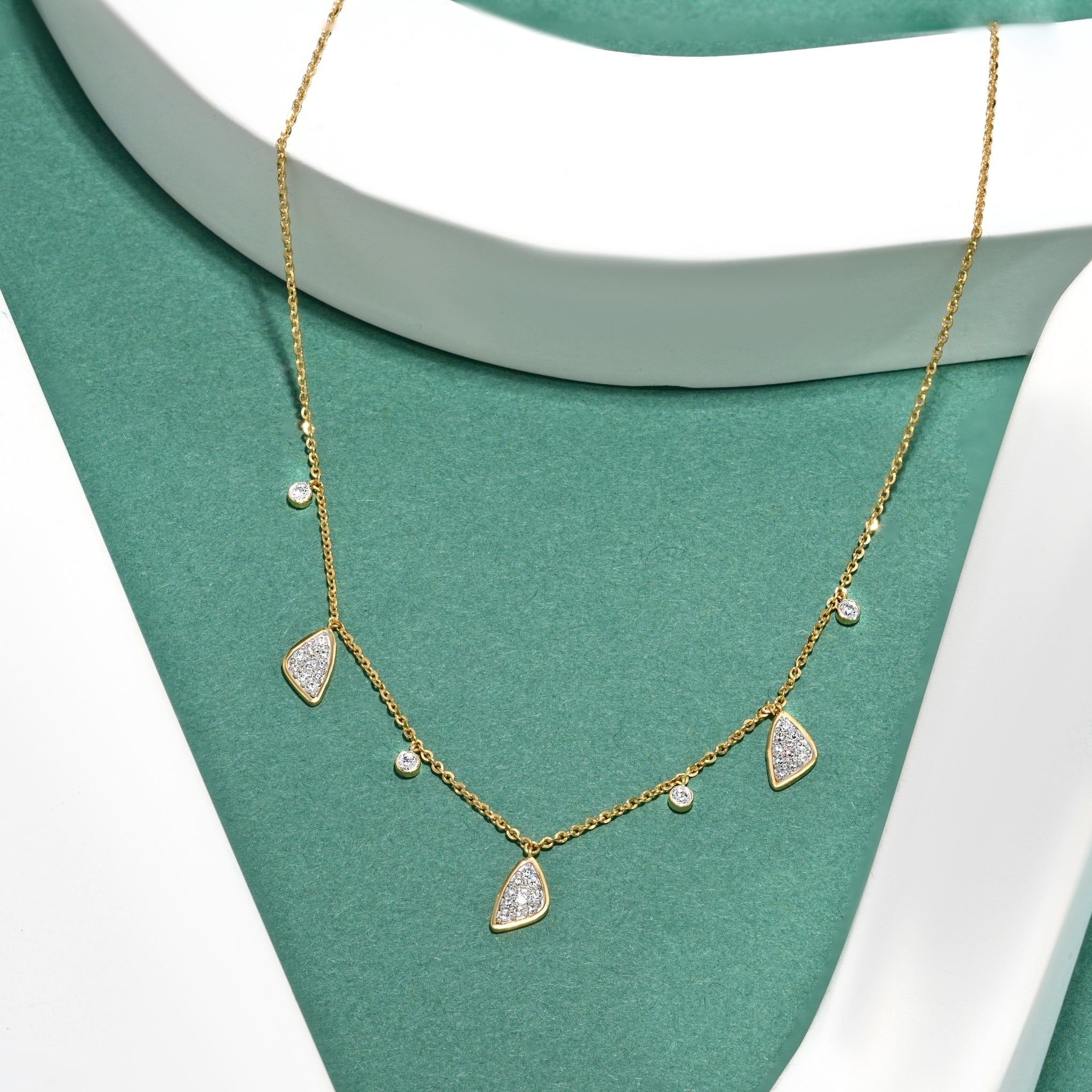 Multi Charm Diamond Necklace