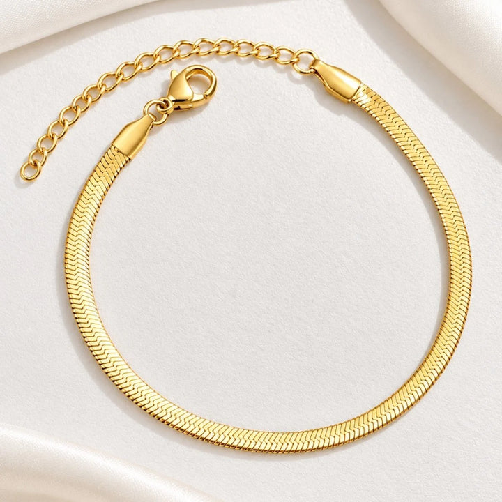 Sleek Snake Bracelet | gold vermeil