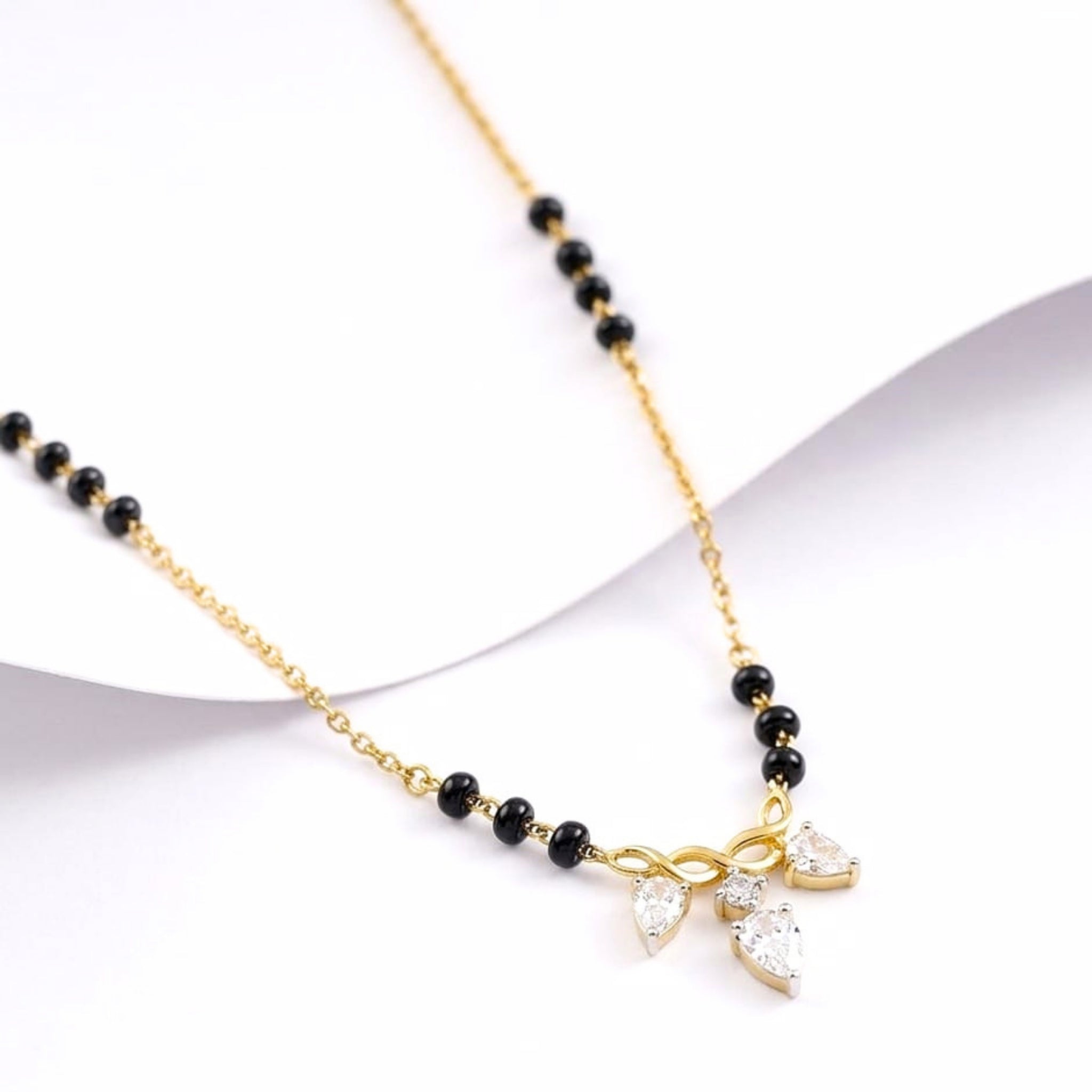 Pear Drop Mangalsutra | Gold Vermeil