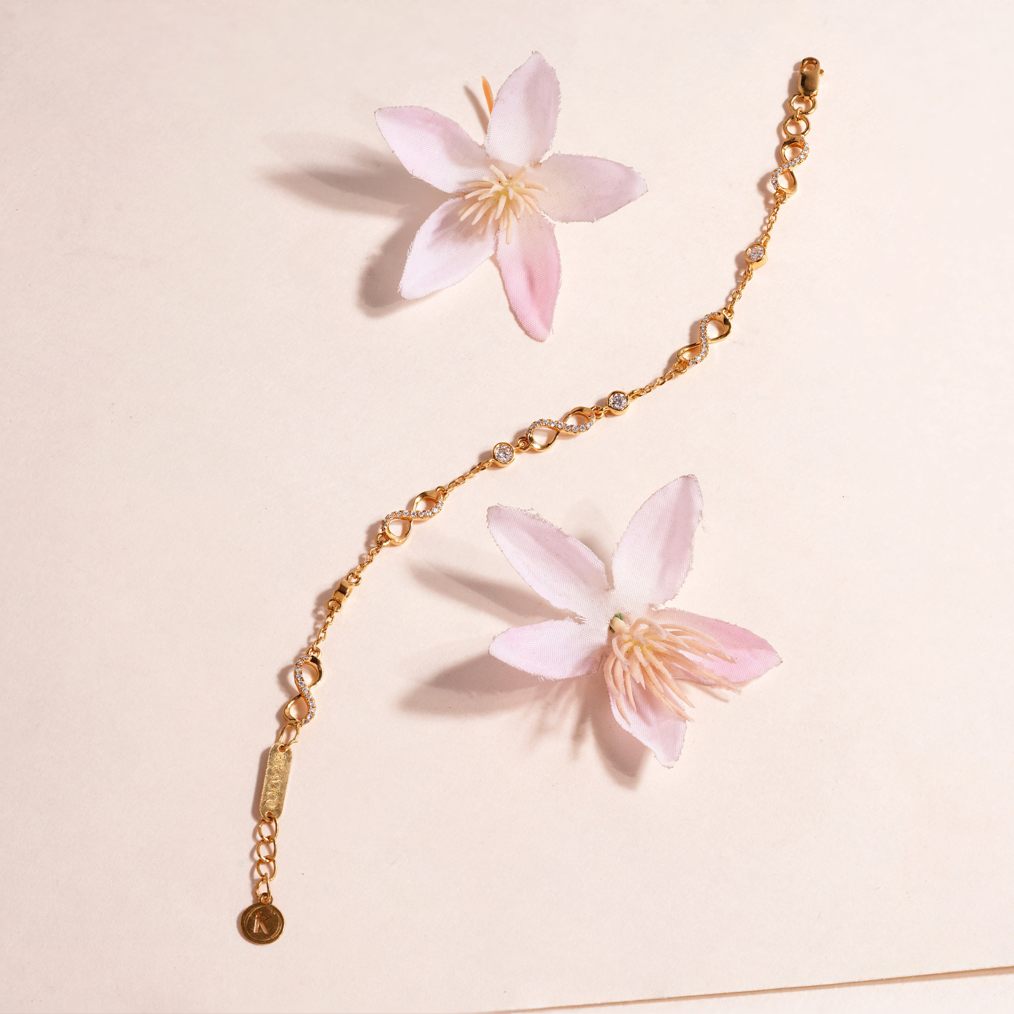 Infinity Charm Bracelet | Gold Plated