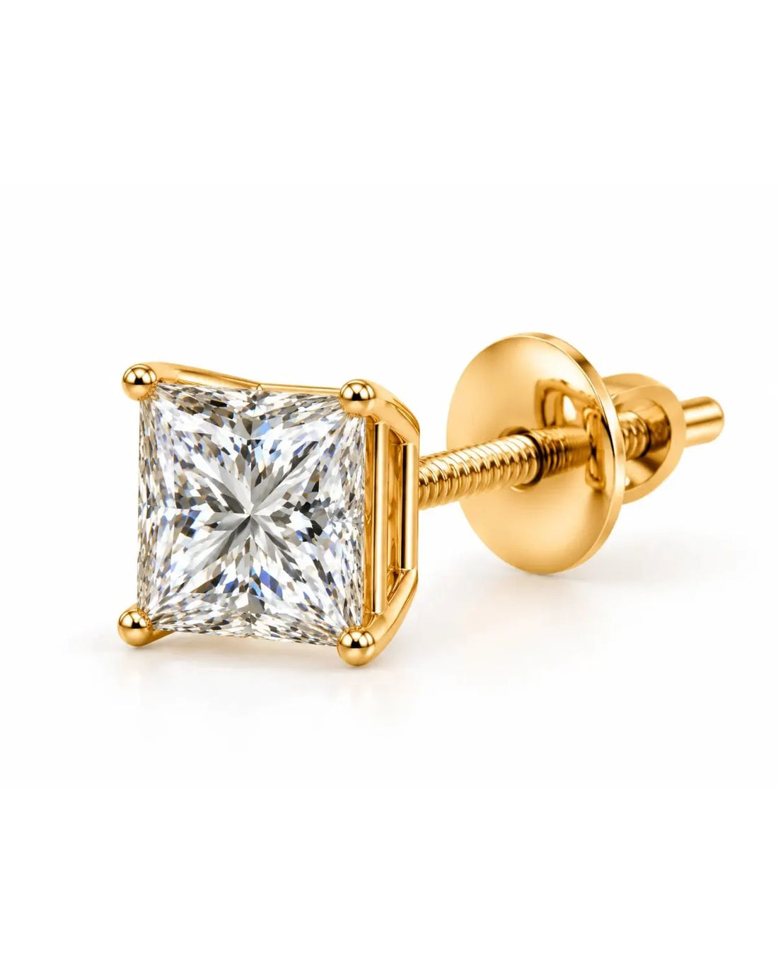 Princess Studs | Gold Vermeil
