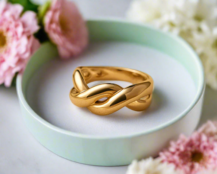 Twisted Gold Band