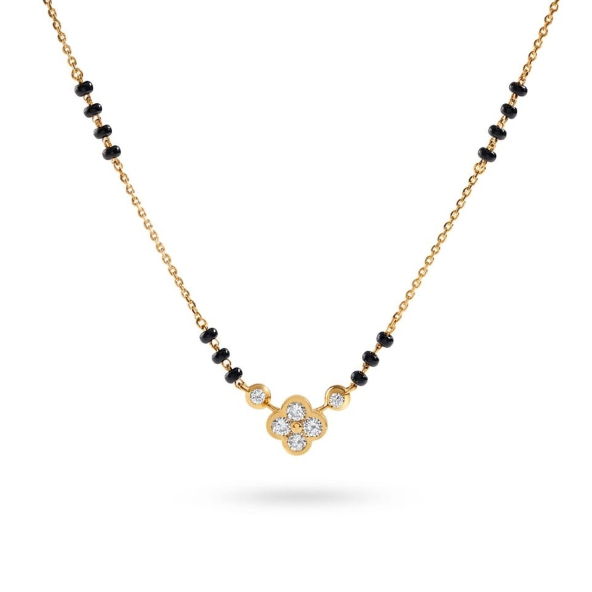 Floret Diamond Mangalsutra | Gold Vermeil
