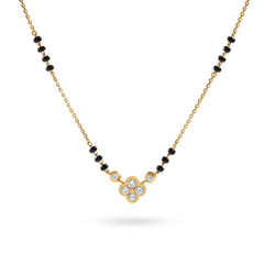 Floret Diamond Mangalsutra | Gold Vermeil