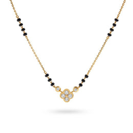 Floret Diamond Mangalsutra | Gold Vermeil