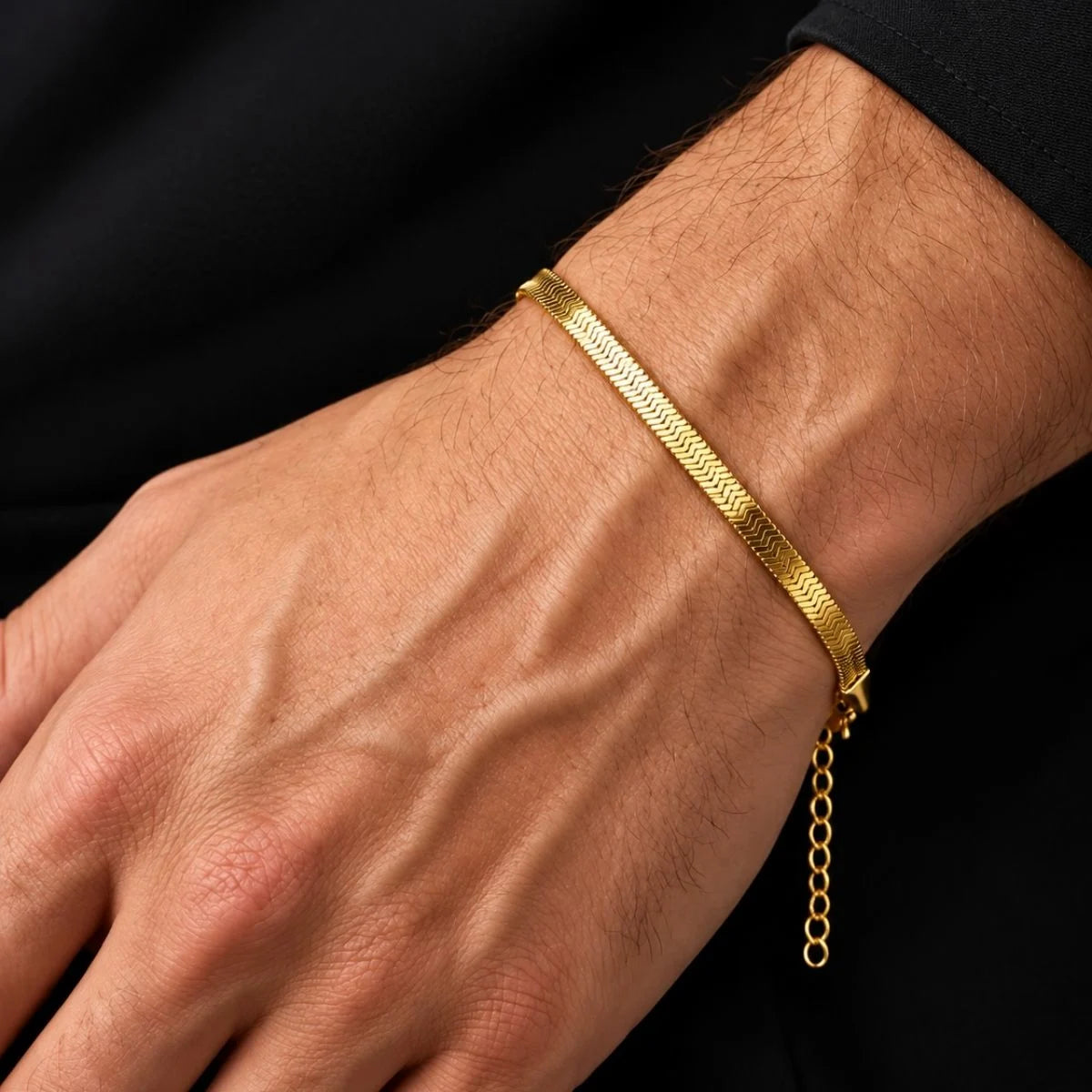 Sleek Snake Bracelet | gold vermeil