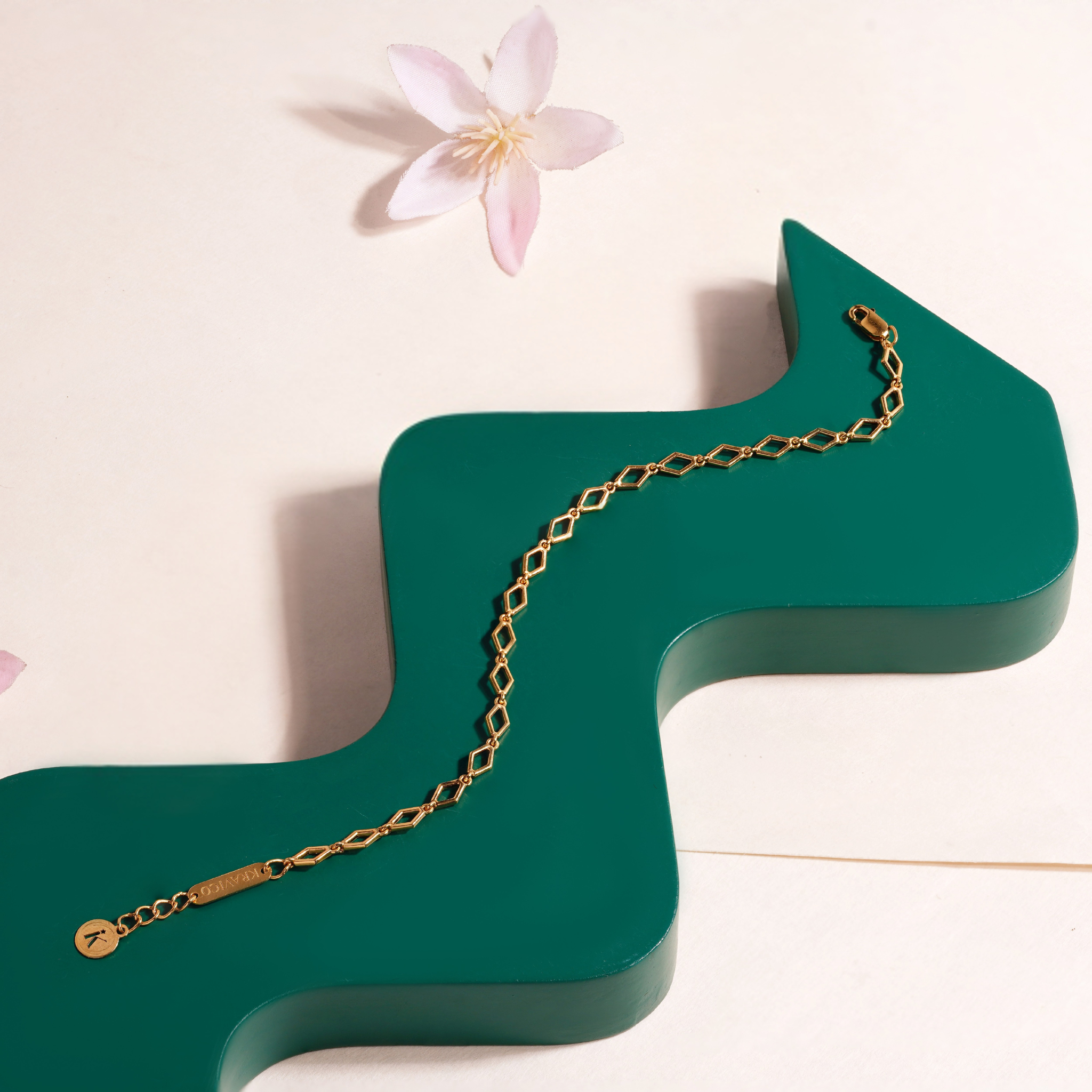 Minimal Link Bracelet | Gold Plated