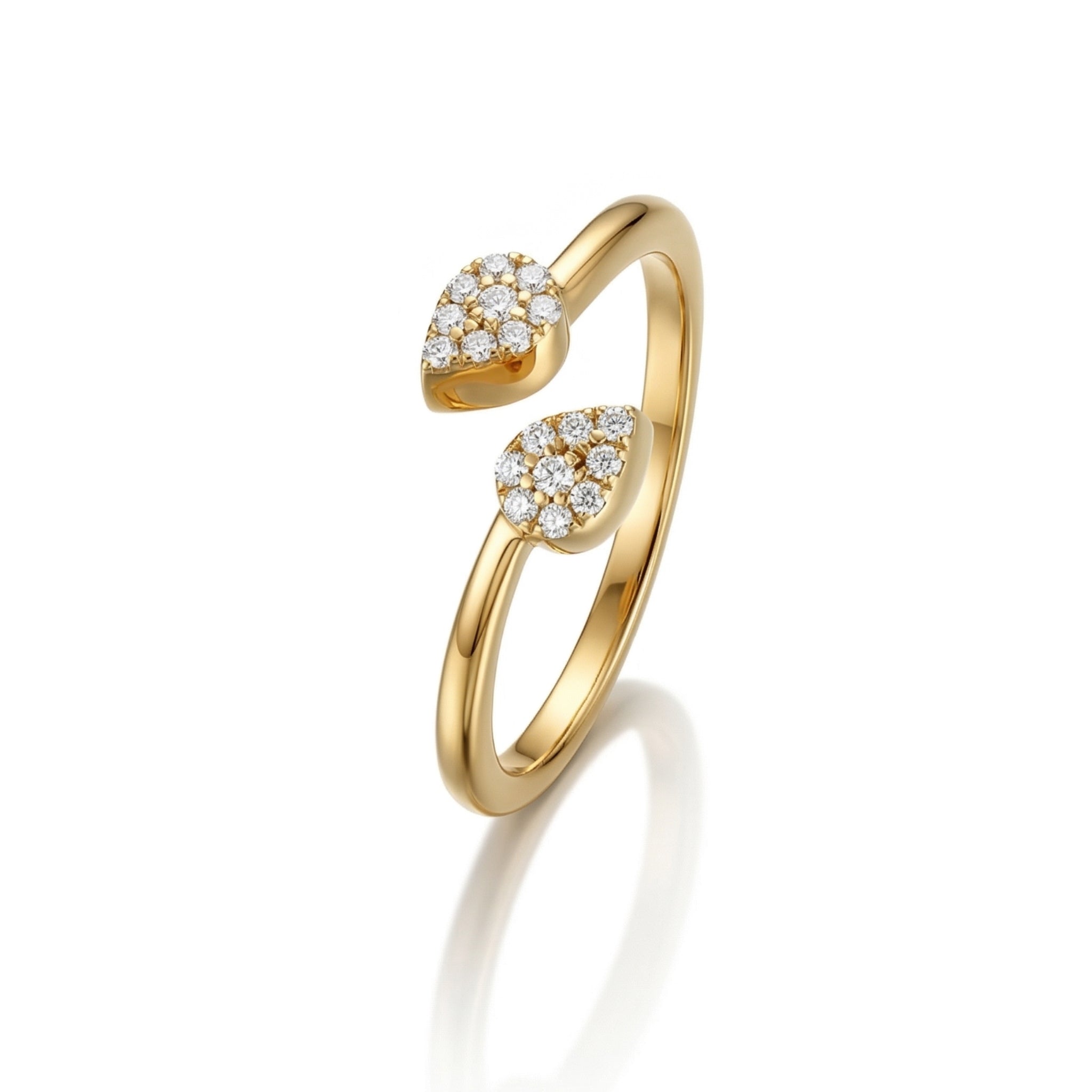 Gold Plated Open Ring