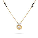 Aura Swirl Mangalsutra | Gold Vermeil