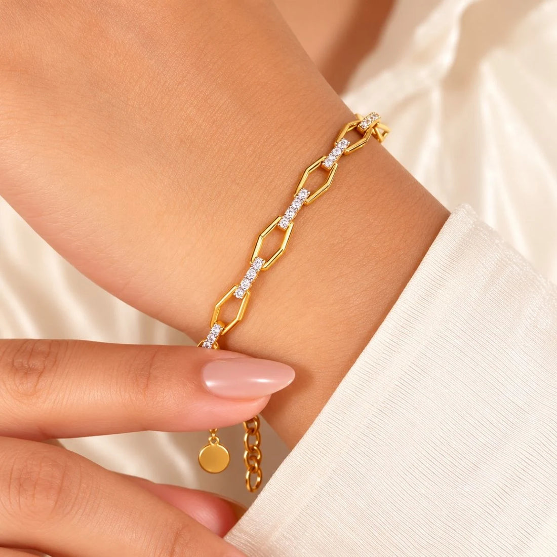 Elara Gold Link Bracelet | Gold Vermeil