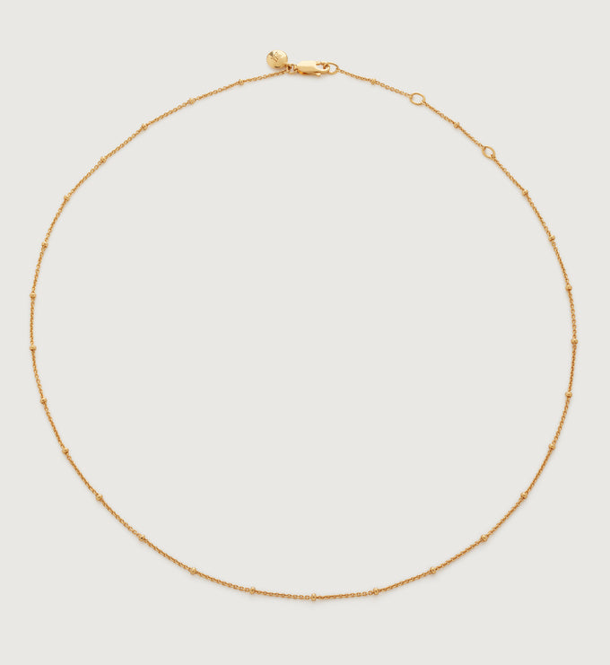 Beaded Chain Necklace 24'