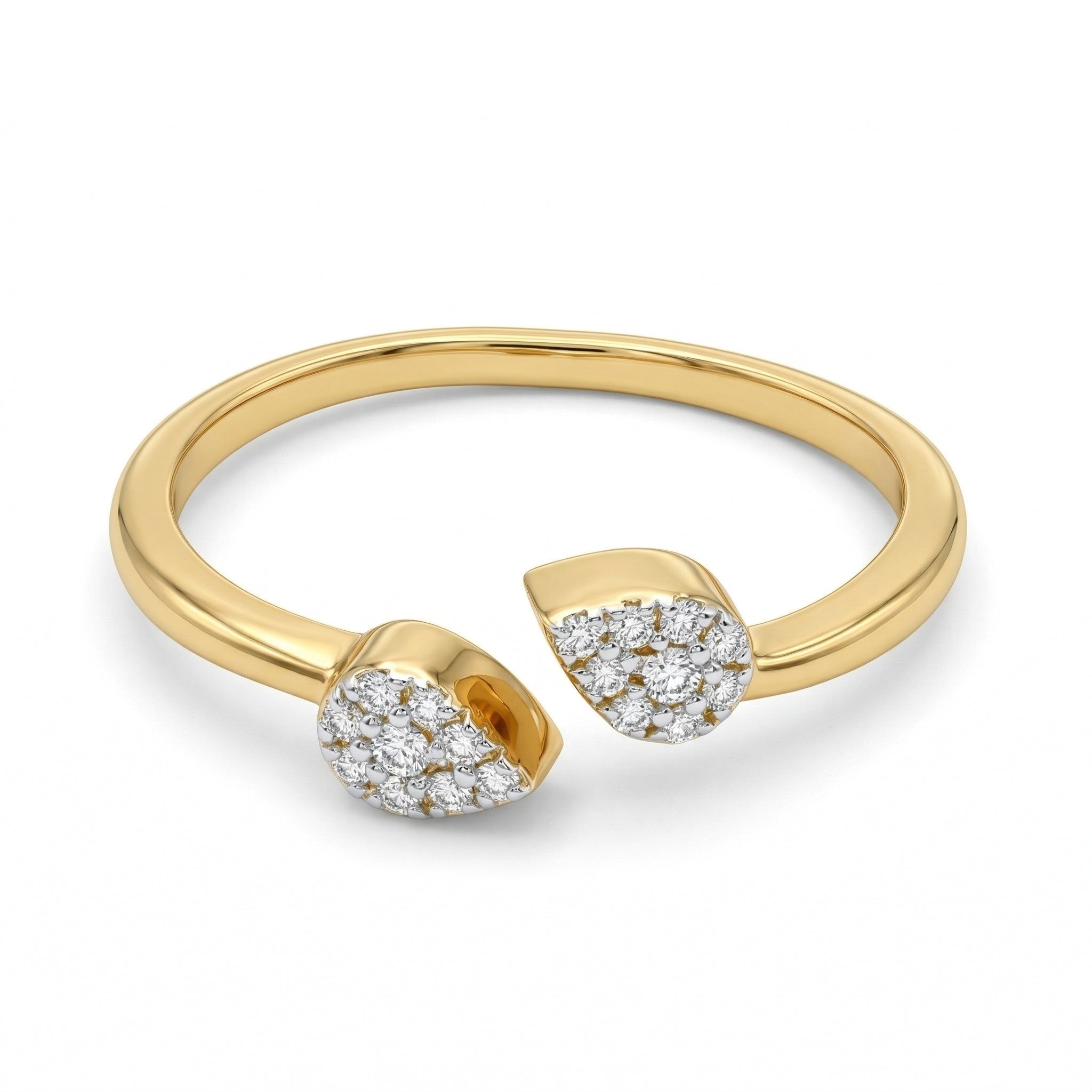 Gold Plated Open Ring