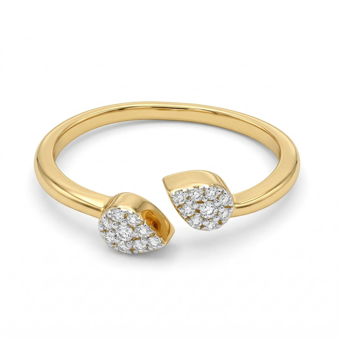 Gold Plated Open Ring