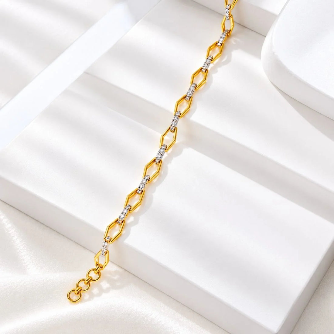 Elara Gold Link Bracelet | Gold Vermeil