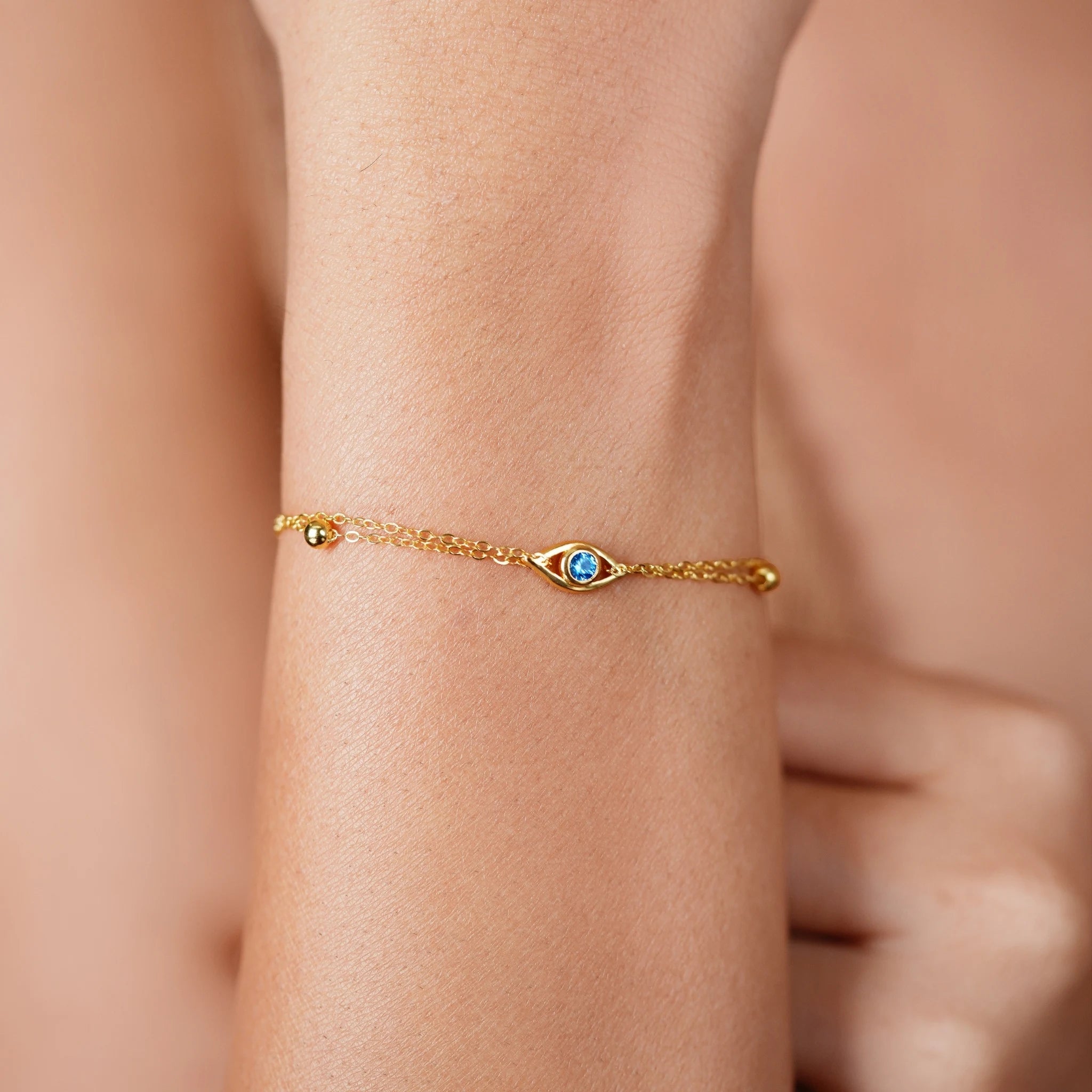Evil eye bracelet