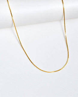 Snake-Link Gold Plated Chain