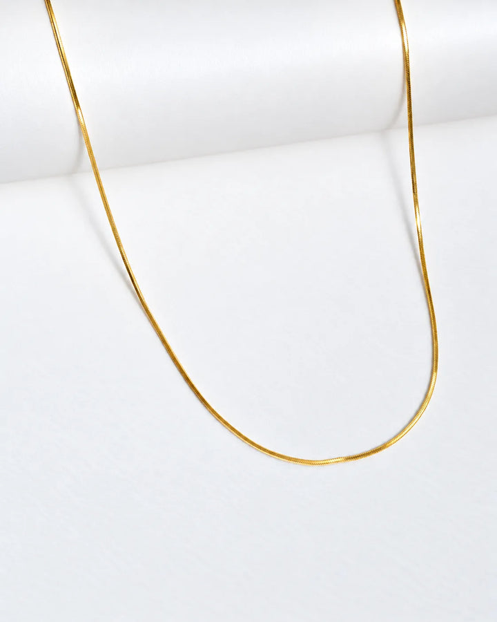Snake-Link Gold Plated Chain