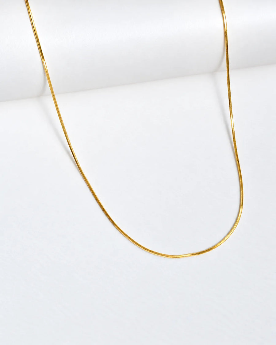Snake-Link Gold Plated Chain