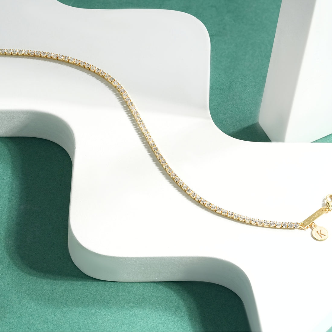 Classic White Diamond Tennis Bracelet