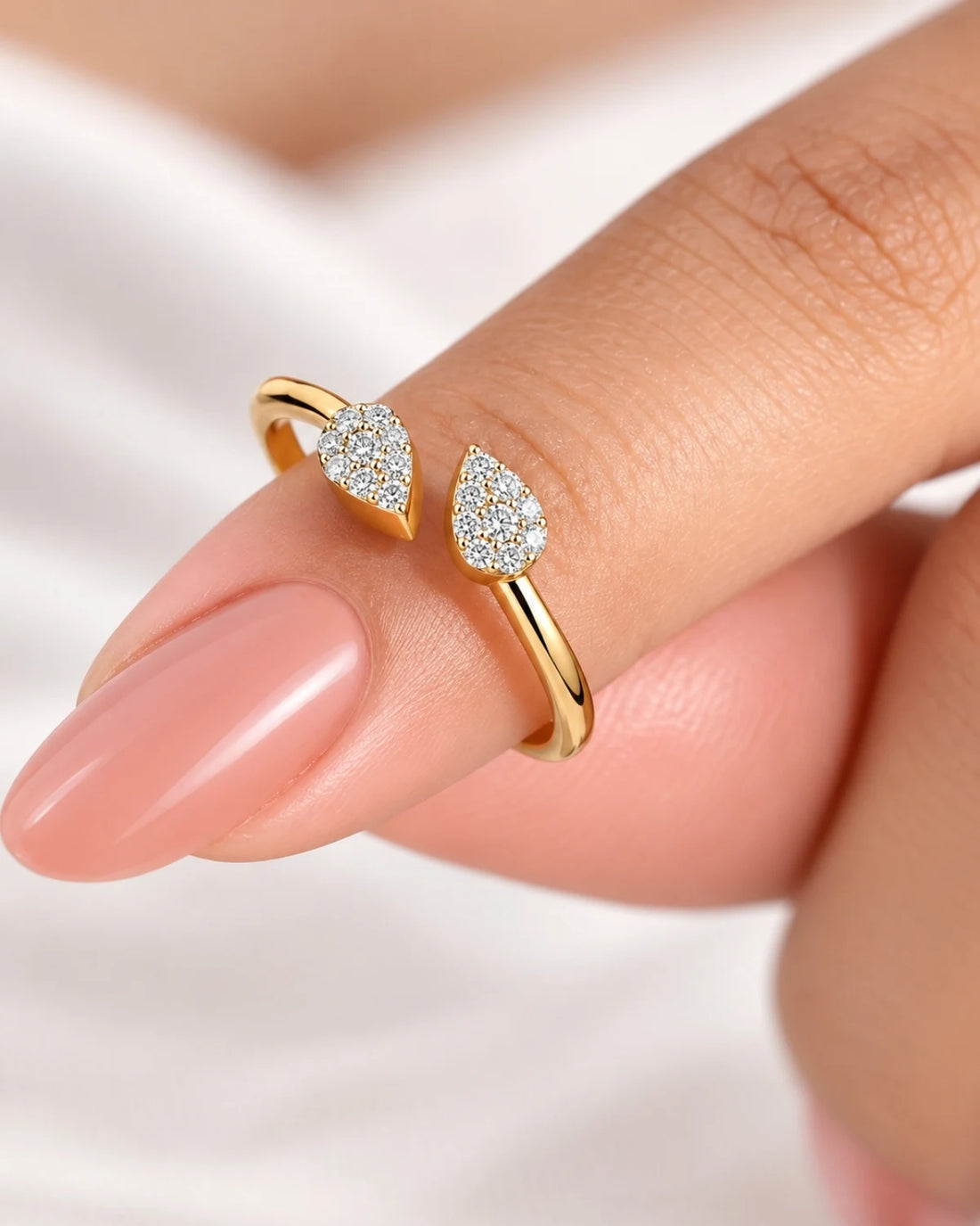 Gold Plated Open Ring