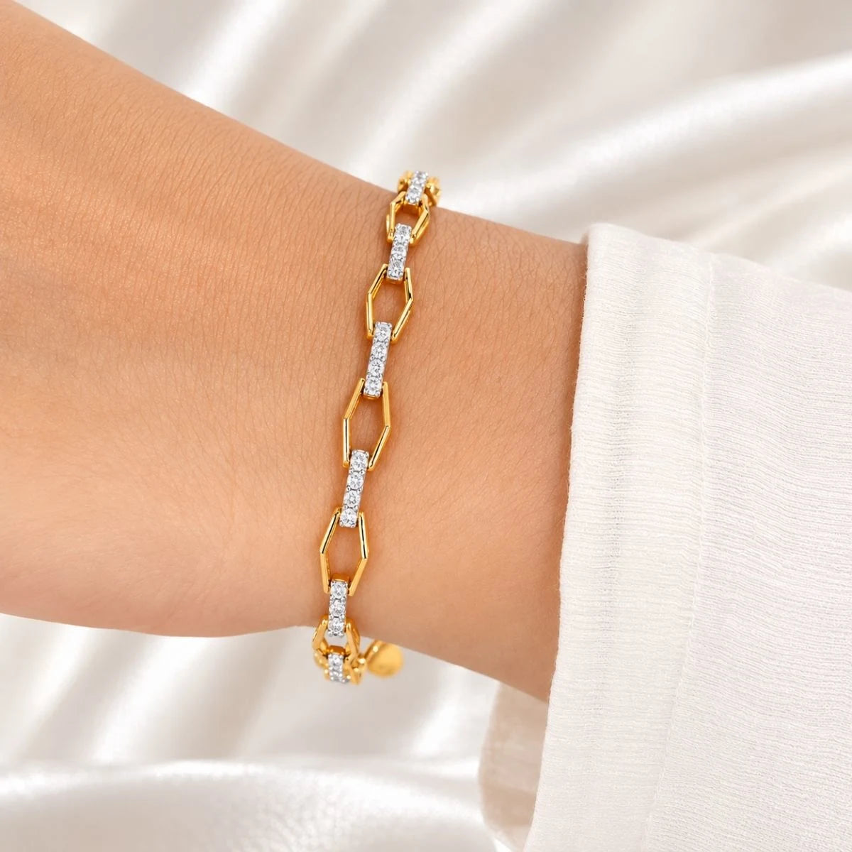 Elara Gold Link Bracelet | Gold Vermeil