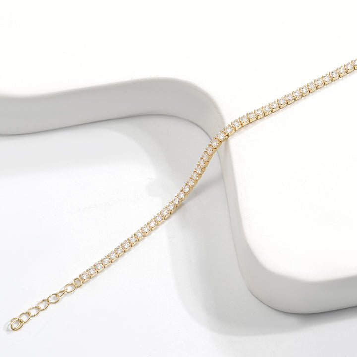 Classic White Diamond Tennis Bracelet