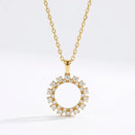 Radiant Halo Monzonite Pendant