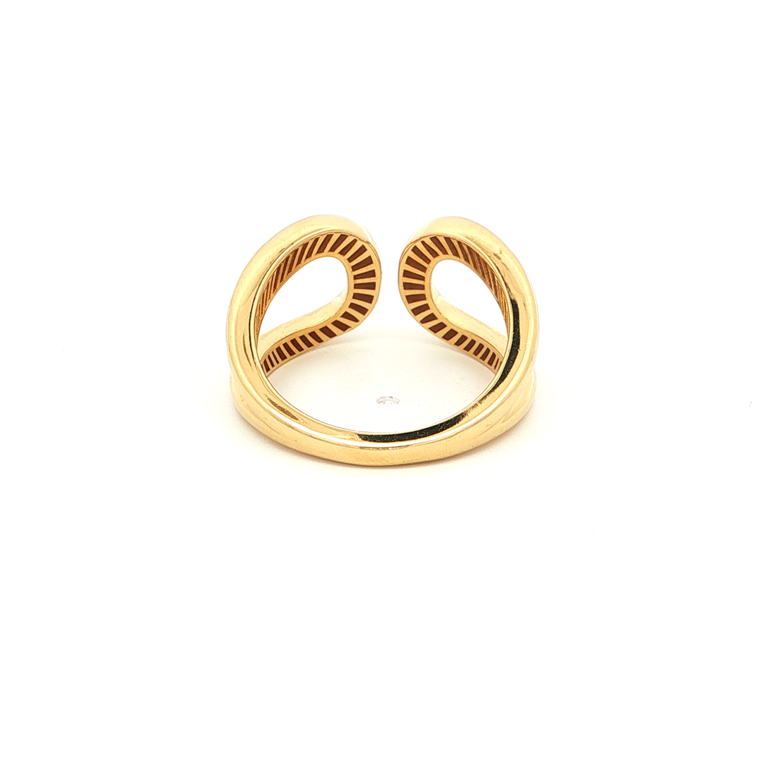 Open Loop Statement Gold Plated Ring