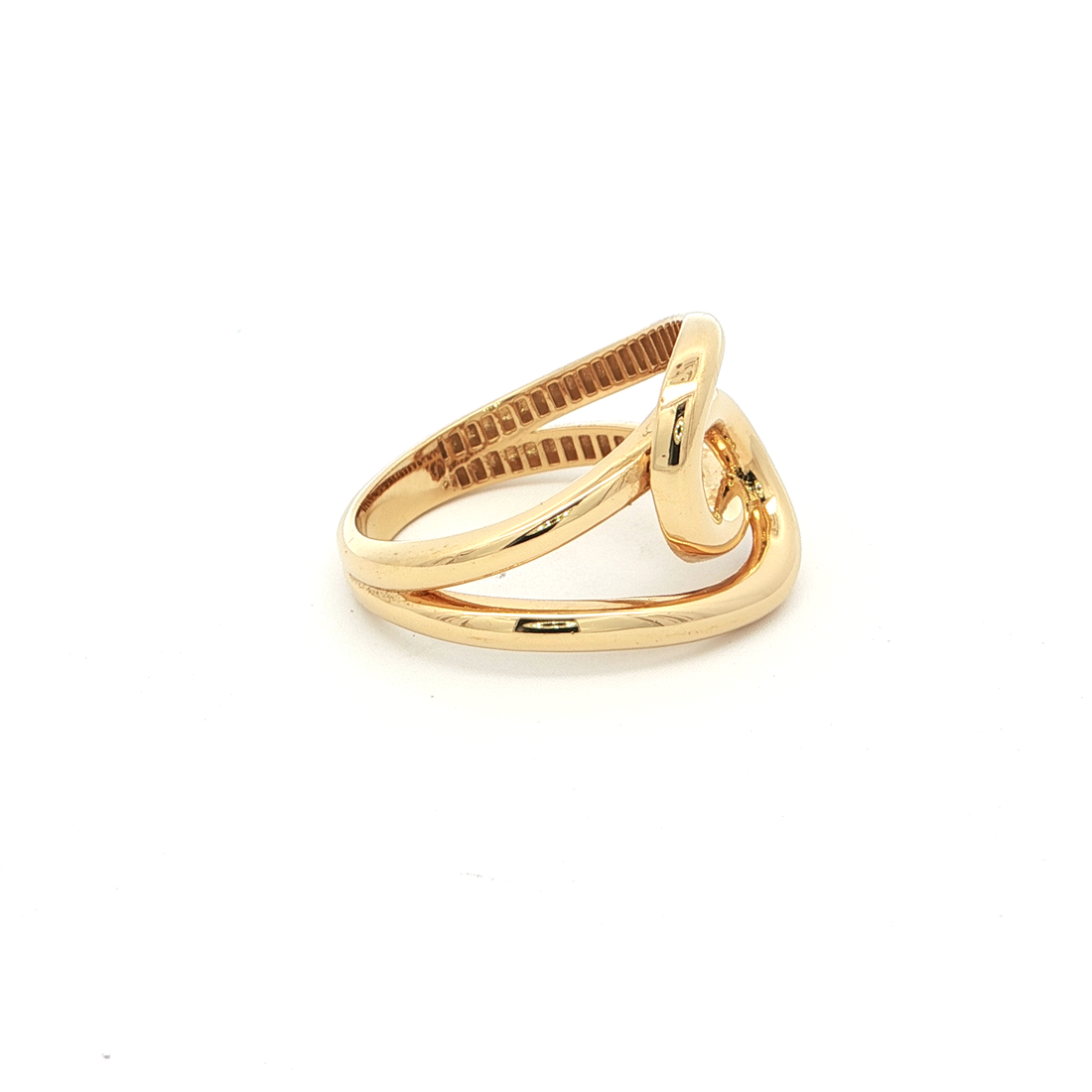 Gold Plated Knot Statement Ring