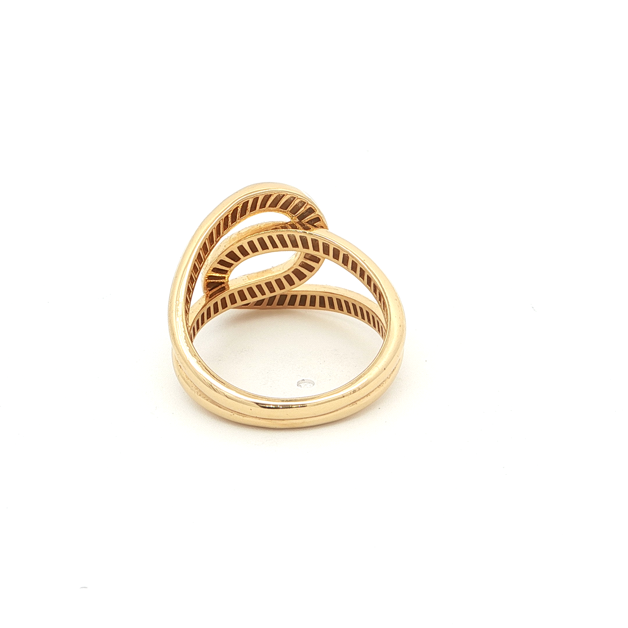Gold Plated Knot Statement Ring