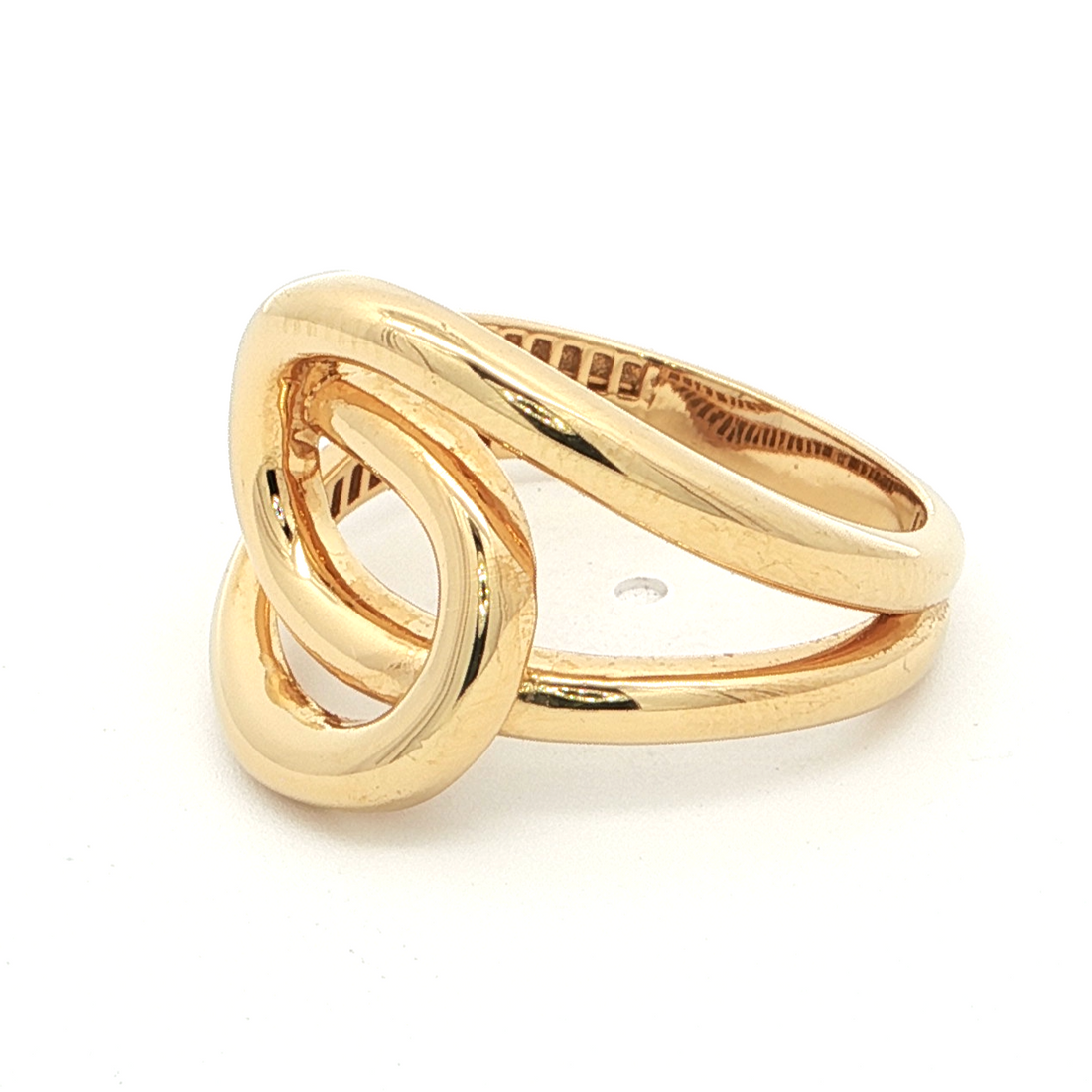Gold Plated Knot Statement Ring