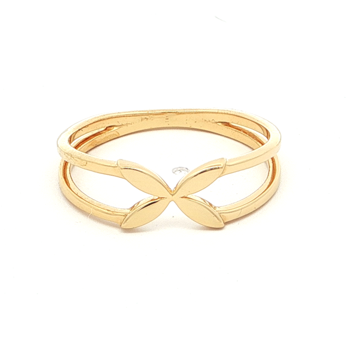 Gold Plated Floral Band