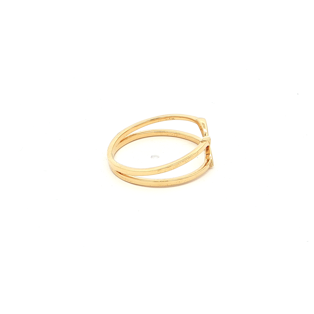 Gold Plated Floral Band
