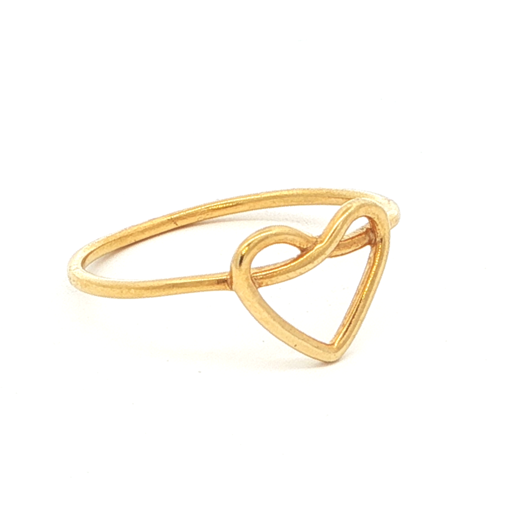Gold Plated Heart Ring