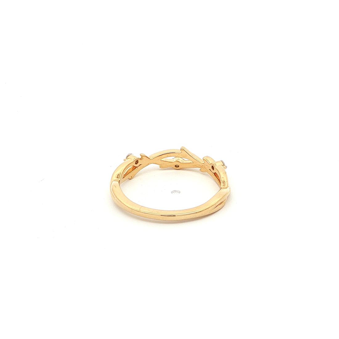 Floral Vine Diamond Ring