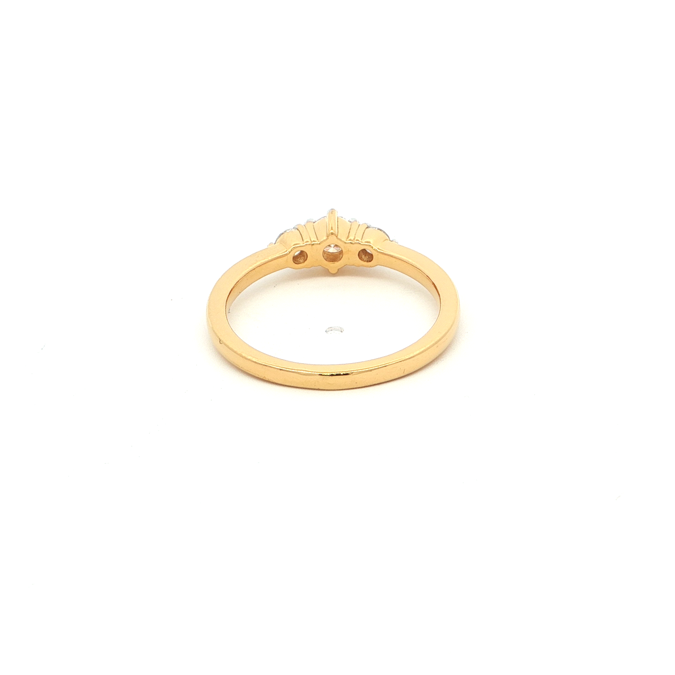 3-Stone Ring with Monzonite Diamond