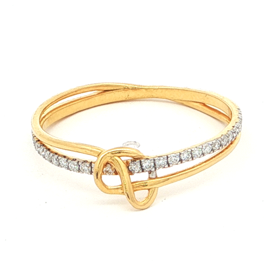 Gold Plated Knot Ring