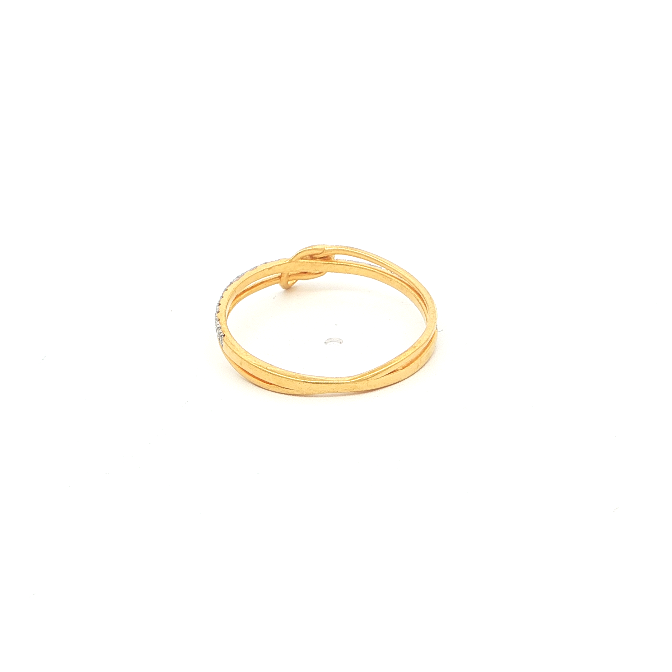Gold Plated Knot Ring